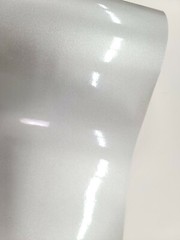 Gloss Silver Metallic Glitter Vinyl Car Vehicle Wrap Decal Sticker Film Roll