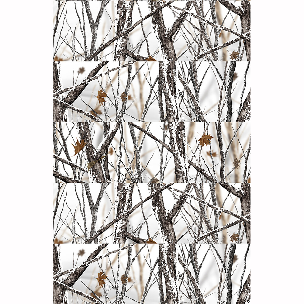 Camo Rocker Panel Graphic Snowstorm Snowy Decal Wrap Camouflage 5 Panel MATTE