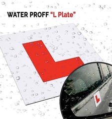 2 x FULLY MAGNETIC L PLATES SECURE Quick Easy To Fix Learner Sign – APPROVED