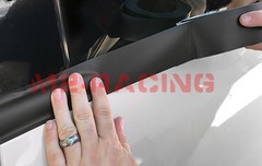 Gloss / Matte / Carbon Fiber Style Black Vinyl Wrap Roll Chrome Delete1 Car Trim