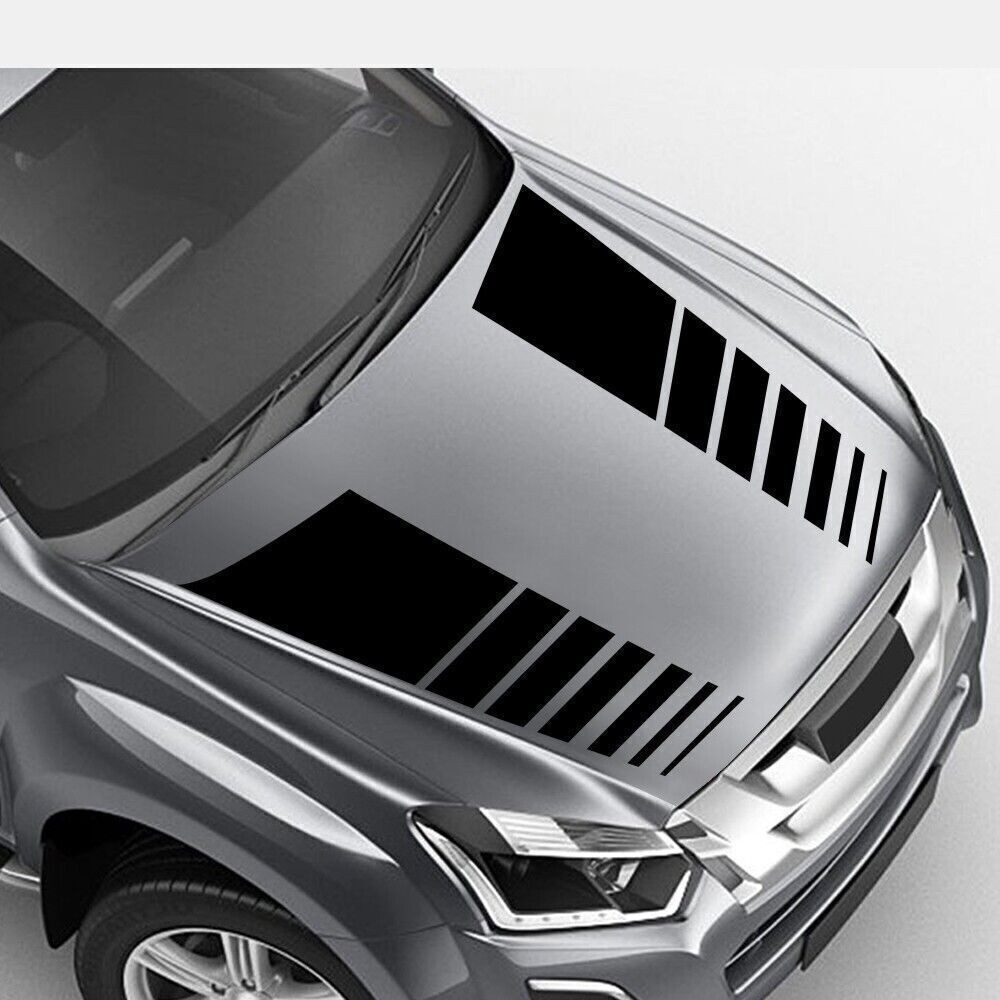 Racing Hood Stripes Decal Vinyl Stickers for Car SUV Truck Universal Fit
