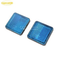 2X Motorcycle Truck ATV LED Rectangle Reflector Tail Brake Stop Light Universal