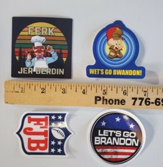 FERK JER BERDEN #FJB LET’S GO BRANDON STICKERS VARIETY PACK LOT OF 4