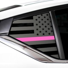 Fits Nissan Altima 2019 – 2023 Quarter Window American Flag Vinyl Decal Sticker