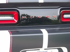 DODGE Trunk Badge Overlay Decal for 2015-2023 Dodge Challenger