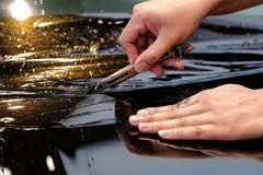 1FTx5FT PPF Paint Protection Film Gloss Black Gold Metallic Scratches Shield