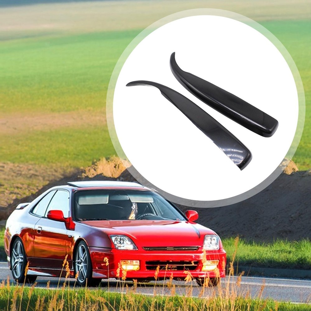 2Pcs Headlight Spoilers Headlight Eyebrow Eyelids Trim Cover Easy to Install