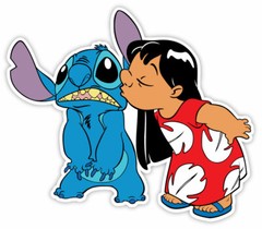 LILO and STITCH sticker decal 5″ x 4″