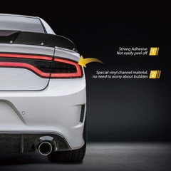 8pcs Tint Vinyl Film for Dodge Charger 2015-2022 Wrap Sheet Tail Light VLT-20%