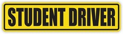 3 PCS STUDENT DRIVER MAGNET CAR SIGNS PLEASE BE PATIENT CAR BUMPER STICKER DECAL