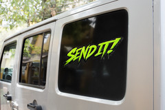 SEND IT! Motocross Vinyl Decal Graphic Dirt Bike Supercross Weatherproof Sticker