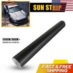 Car Window Sun Visor Strip Tint Film UV Windshield DIY Shade 60*12″ Matte Black