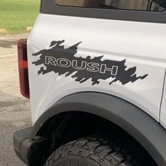 Roush Splash Upper Bedside Decals New 2PC Set Universal Fits Trucks 30” Oracle