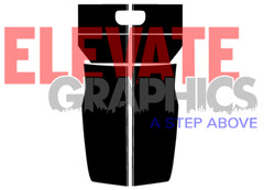 Fits Chevy Silverado Rally Beast Two Graphics Vinyl Stripes 3M Decals 2019-2023