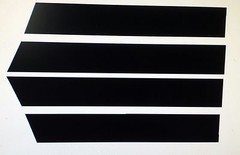 Universal Fender Hash Mark Racing Stripes Body decal 22″ x 9″