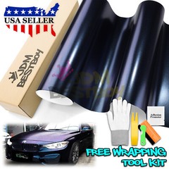 Galaxy Dust Matte Midnight Blue Metallic Car Sticker Decal Vinyl Wrap Sheet Film