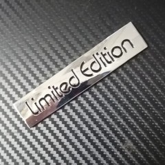 Car Badge Limited Edition 10.5cm Metal Trunk Side Motorcycle Emblem Sticker
