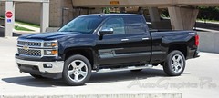 SHADOW 2014-2018 Chevy Silverado Truck Vinyl Graphics Kit 3M Pin Stripes Decals