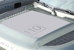 For Land Rover Defender 110 20-24 Silver Front Engine Hood Sticker Waterproof