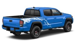 Bed mud splash graphics stickers decal compatible with Toyota Tacoma
