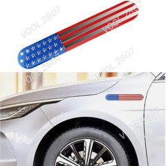 6″ x 1″ 3D American Flag Emblem Metal Sticker Decal Badge Car Motorcycle Decor
