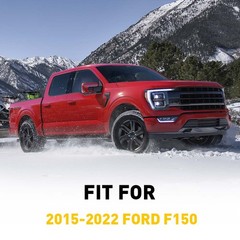 1/2set Fit 2015-2022 Ford F150 Right FL3Z16A455BA Rear Running Board End Cap Bla