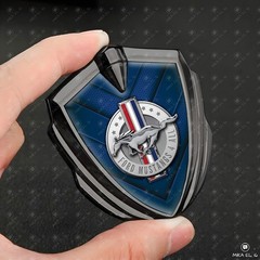 Mustang 3D Metal Shield Emblem Sticker Car for Fender Hood