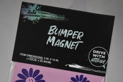 Kalan Please Don’t Hit Me Insurance Works Bumper Magnet Pink Car Funny Auto 3×10