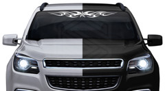 116-01 NAUTICAL STAR Windshield Decal Window Sticker Vinyl Graphic Banner Star