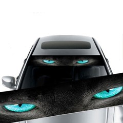 Car Decal Front Rear Windshield Sunshade Window Sticker 3D Blue Eye Waterproof