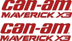 CAN-AM OR MAVERICK YOU CHOOSE WHICH DECAL BUY 1 GET 1 FREE HIGH QUALITY DECALS