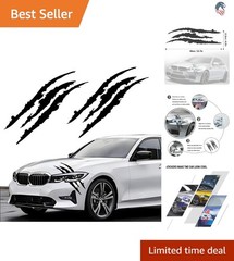 2PCS Car Decals Claw Marks Vinyl Reflective Stripes for SUV Truck Window