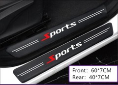 Car Rear Bumper Protector Strip Trunk Door Scuff Sill Cover Anti Scratch Sticker