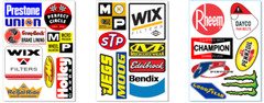 23 Racing Decals Stickers Drag Race Nascar Vinyl FREE SHIP 3-4 inches