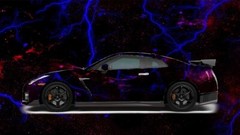 Blue Lightning Strike Graphic Vinyl Car Wrap Sheet + Free Tools( 2 feet & up )