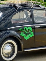 Hibiscus single flower Vinyl Decal-Sticker for Jeep Car Truck Bumper Wall Window
