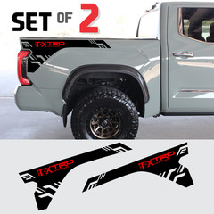TX*TRD*OFF ROAD* Sticker* FITS TUNDRA 2022 to 2026 *BED SIDE STRIPES DECAL SET