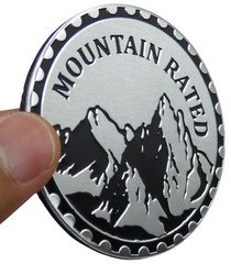 1pc Mountain Rated Sticker Decal Emblem 4×4 Badge Auto Fender 2.36″ 6cm