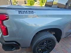 Fits Chevy Silverado & Colorado Trail Boss 3d emblem decal 2019-2024
