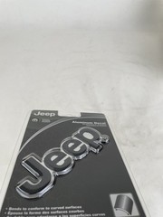 Licensed Jeep Aluminum Color Emblem Decal Auto Truck SUV Office Lugguage 2 Pak