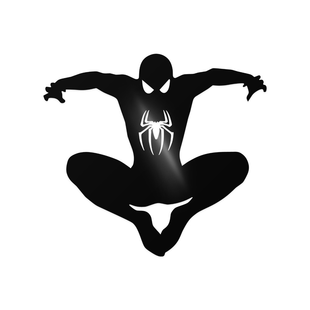 Spider-Man Vinyl Decal Sticker | Classic Superhero Car Window Laptop Waterproof