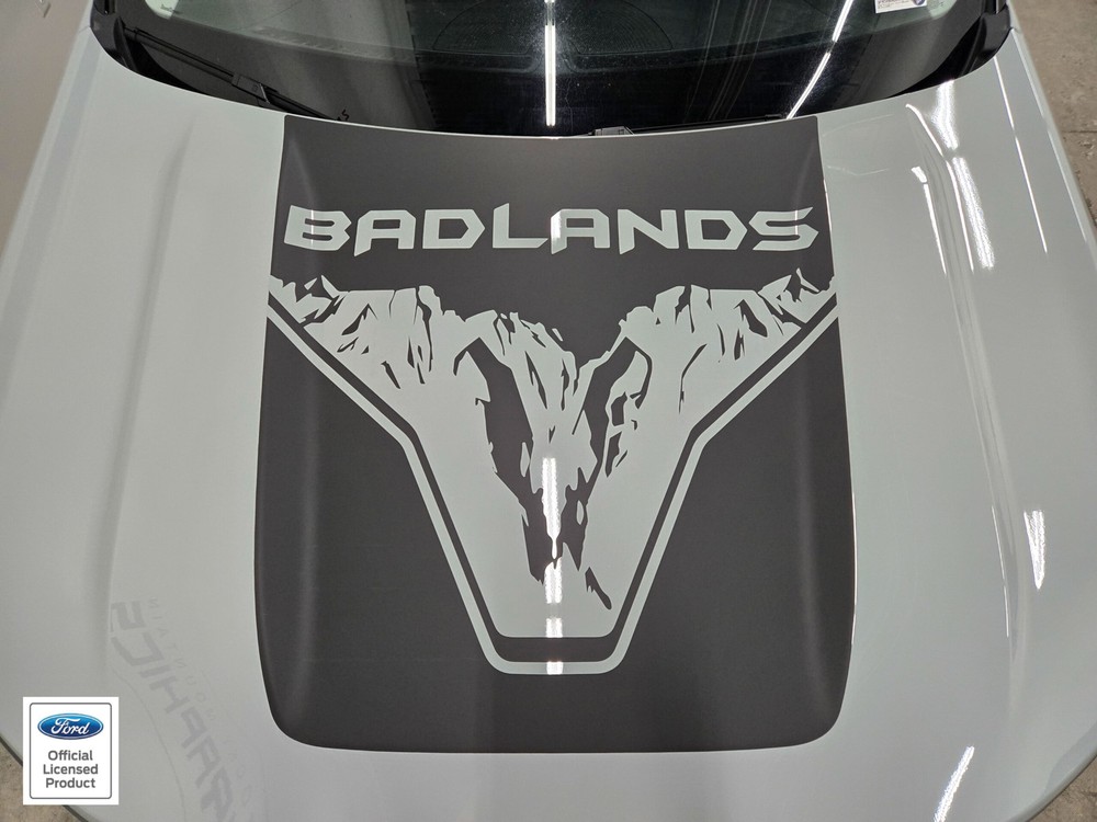 2021-2024 Ford Bronco Sport Hood Stripe Badlands V2 Vinyl Stickers Graphics