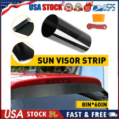 Sun Strip Visor Windshield Banner Premium Vinyl Decal Cast PVC Film VARIOUS SIZE