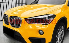 Gloss Yellow Glossy Vinyl Car Wrap Sticker Decal Sheet Film Bubble Free