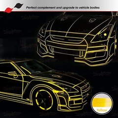 3/8″ 9/16″ 1″ 2″ REFLECTIVE Self Adhesive PinStripe Vinyl 3M Decal Tape Stickers