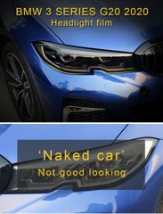 Car Headlights Lamp Protective Film Invisible Sticker For BMW G20 330i 2019UP