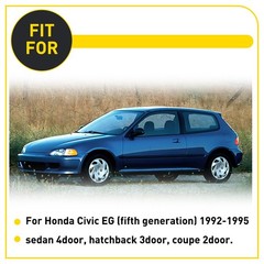 For Honda Civic EG 1992-95 Sedan 4door Rubber Weatherstrip Seal Front Hood 1-10X