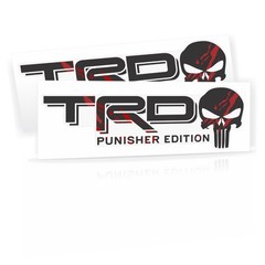 TRD Decals for Tacoma 4×4 Racing Development Offroad Sticker Punisher Edition