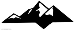Smooth or Jagged Vinyl Mountain Decals for 2014 – 2023 Toyota Tundra 2 Decals