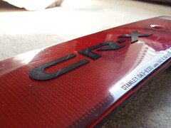 1988-1991 Honda EF Civic BLACK Raised Letters Kit hatch emblem badge SI 89 1990